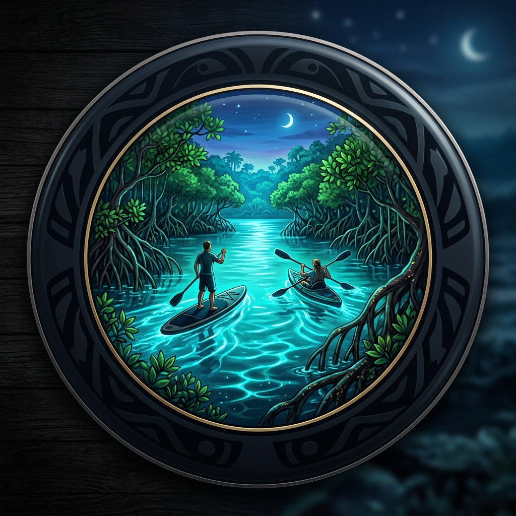 Kayaking Art Plate