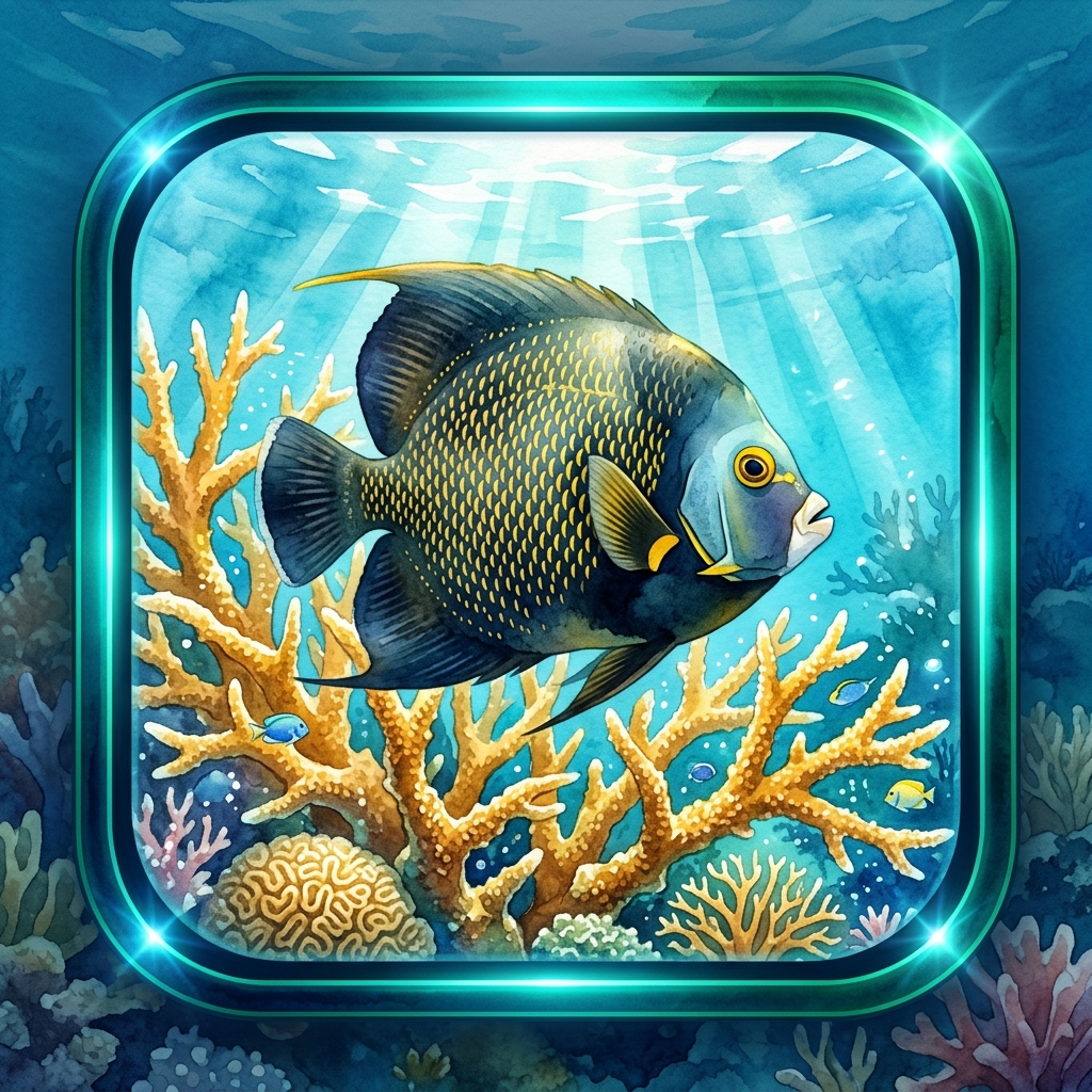 Snorkeling Art Plate