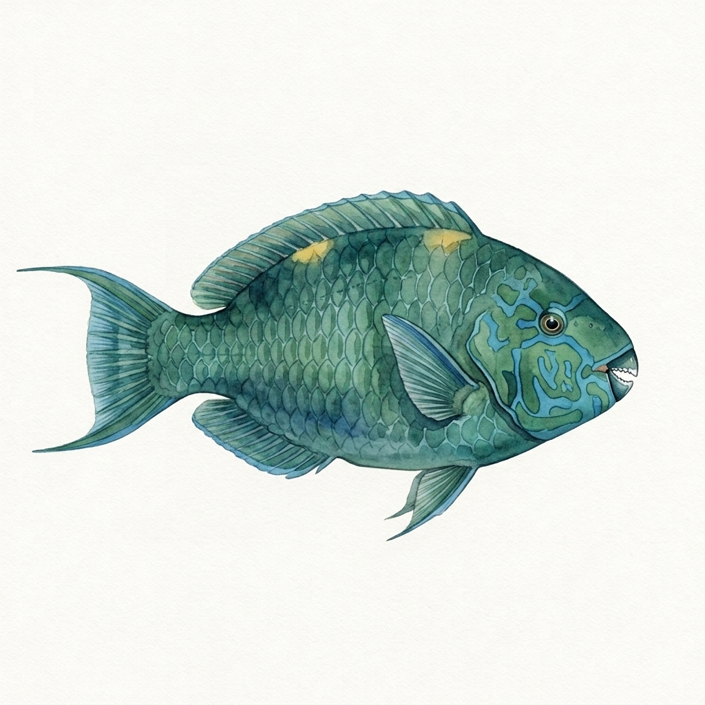 Queen parrotfish
